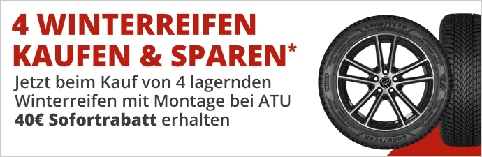 40€ Sofortrabatt auf alle lagernden Winterreifen