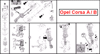 Stoßdämpfer-Opel-VA-1-Stück