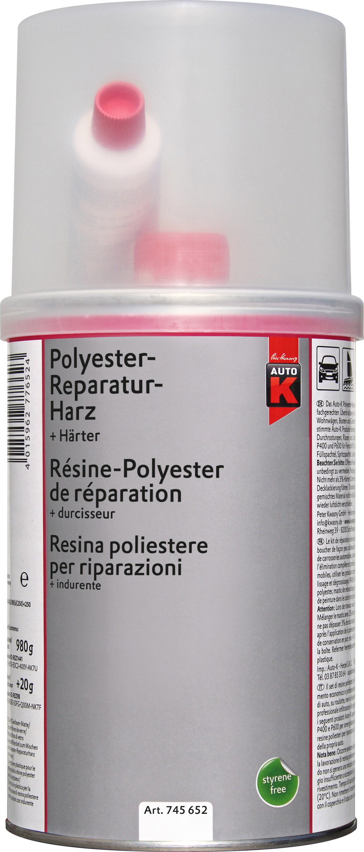 Auto-K-Polyester-Reparaturharz-1000-g