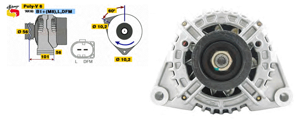 FRIESEN-Lichtmaschine-Mercedes-9042730