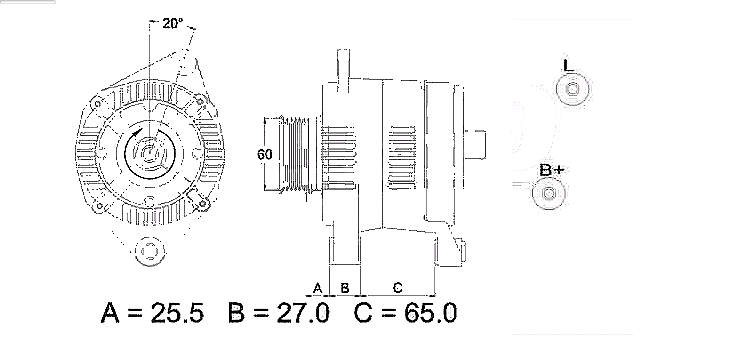 FRIESEN-Lichtmaschine-Citroën-Fiat-9090220