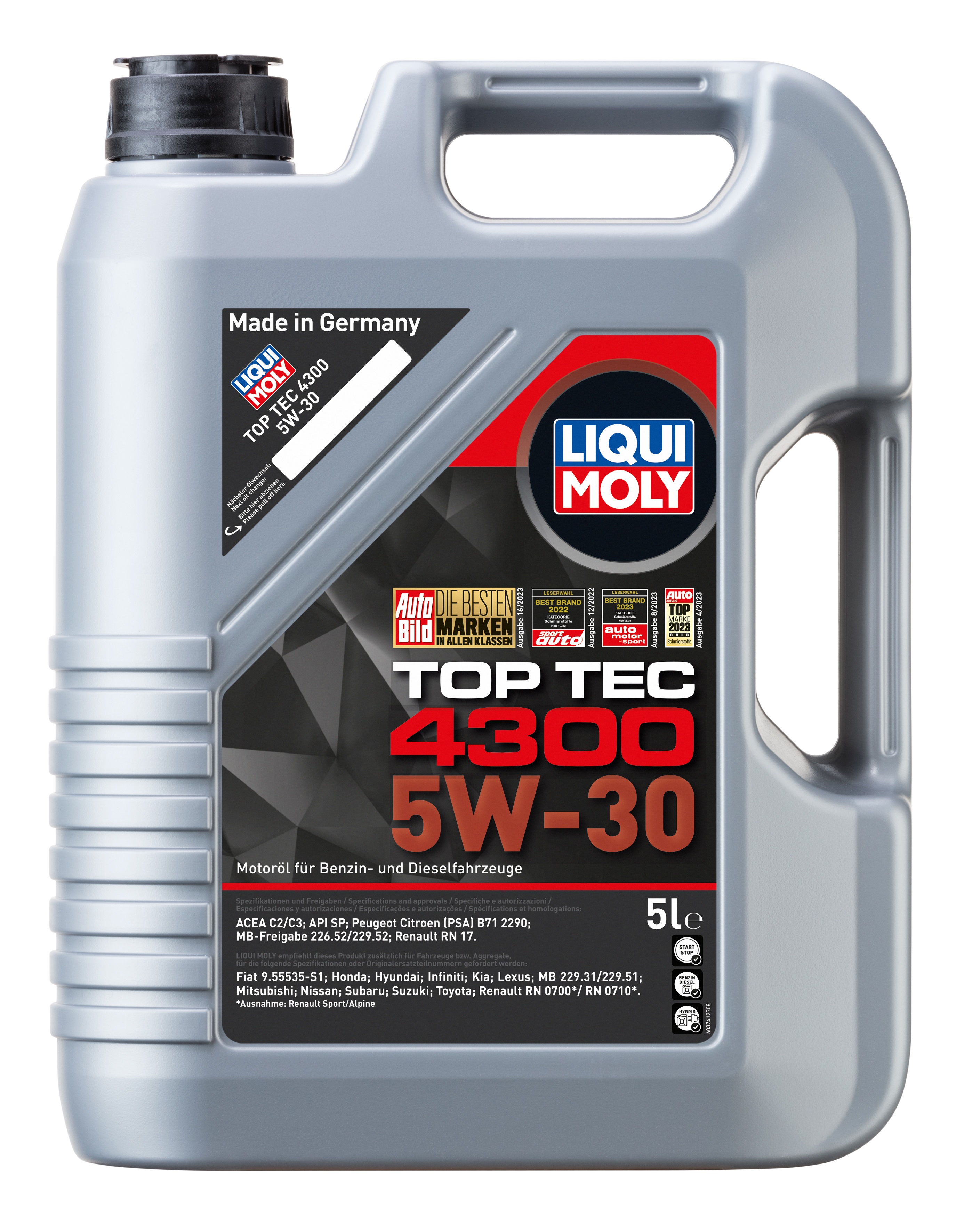 Liqui-Moly-Top-Tec-4300-5W-30-Motoröl-5-Liter