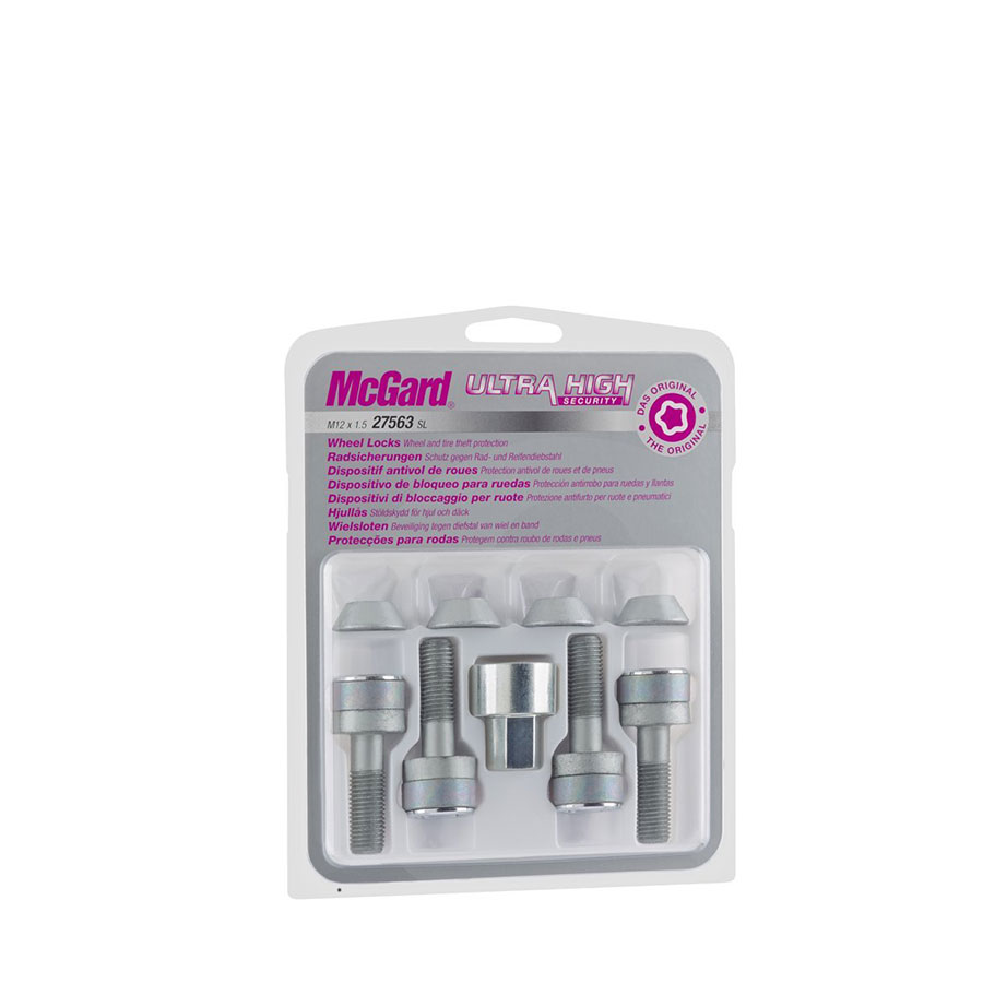 McGard-Felgenschlossbolzen-Kegelbund-M12-x-125-x-300-mm-in-Silber-1-Satz-=-4-Stück