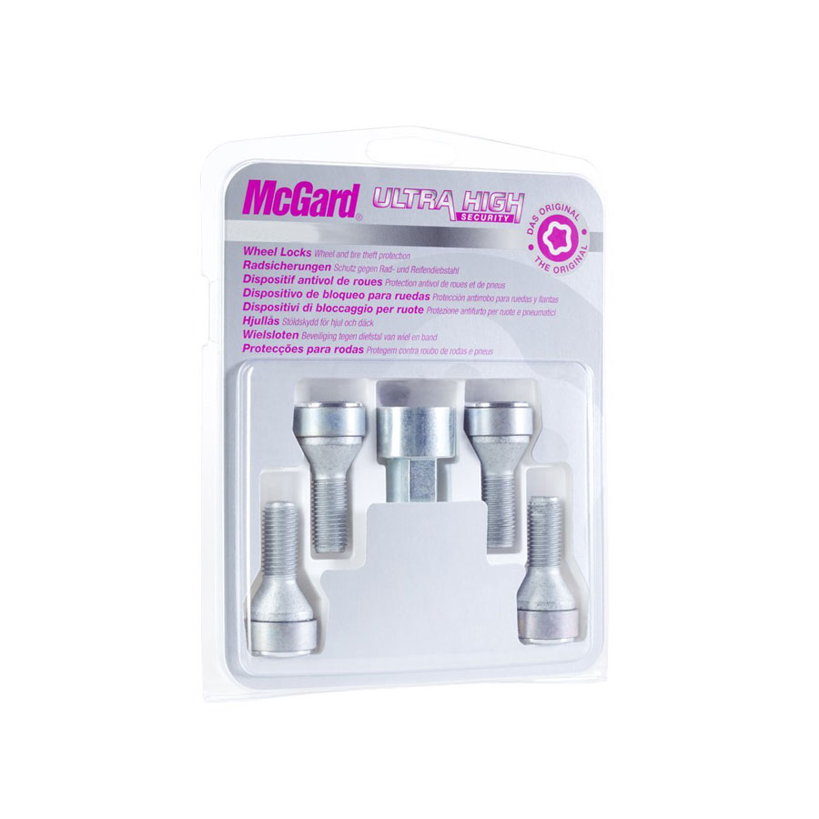 McGard-Ultra-High-Security-Felgenschlossbolzen-Kegelbund-M12-x-125-x-220-mm-in-Silber-1-Satz-=-4-Stück