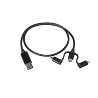 1st-Price-Ladekabel-USB-A/USB-auf-USB/USB-C/Lighnting-50-cm-schwarz