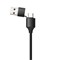 1st-Price-Ladekabel-USB-A/USB-auf-USB/USB-C/Lighnting-50-cm-schwarz