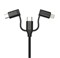 1st-Price-Ladekabel-USB-A/USB-auf-USB/USB-C/Lighnting-50-cm-schwarz