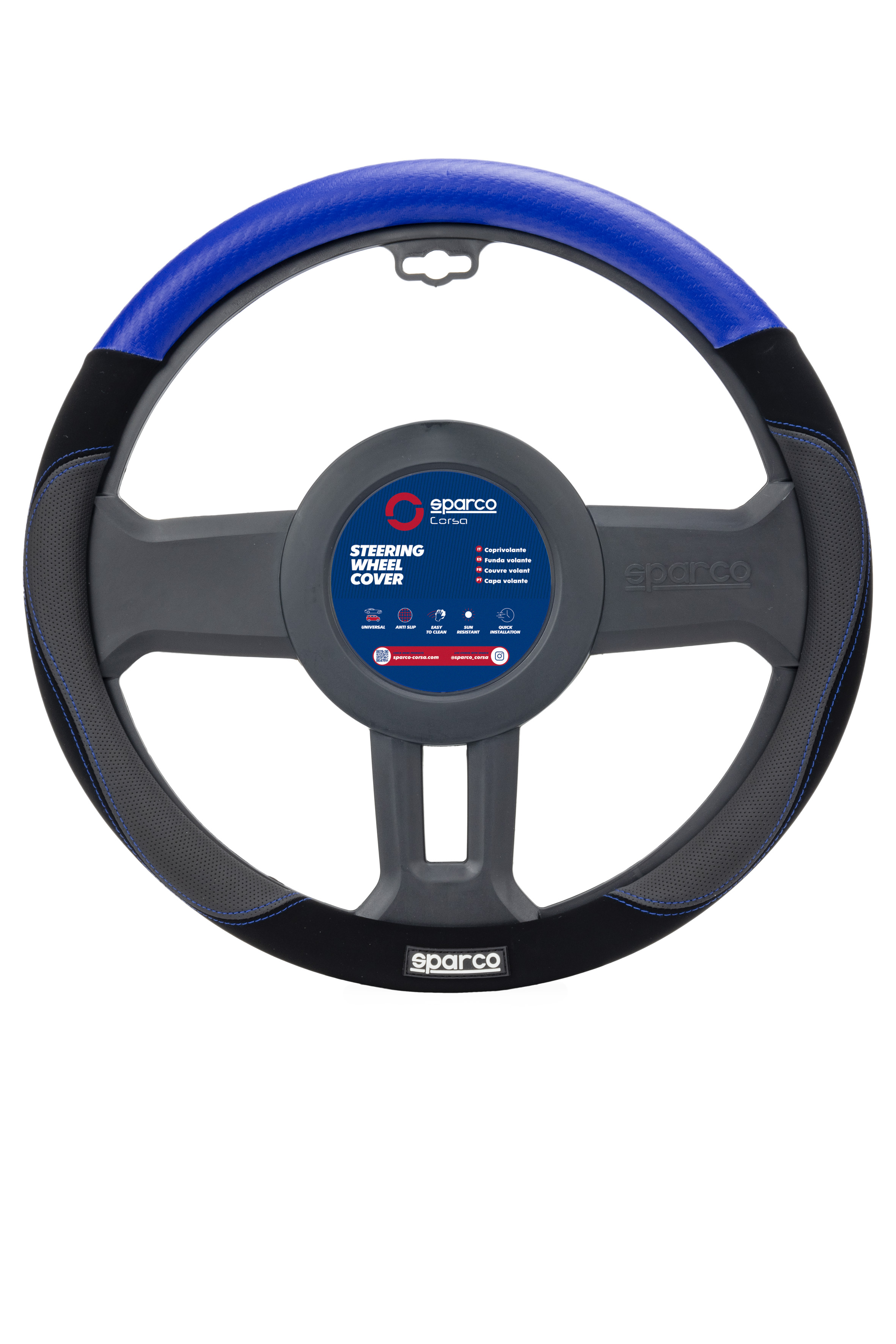 Lenkradhülle-S122-von-Sparco-blau-1-Stück