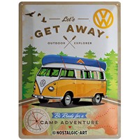 Nostalgic-Art-Retro-Blechschild-30x40cm-Motiv-VW-Bulli---Let´s-get-away-1-Stück