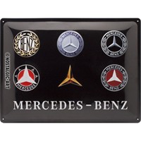 Nostalgic-Art-Retro-Blechschild-30x40cm-Motiv-Mercedes-Benz---Logos-1-Stück