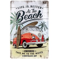 Nostalgic-Art-Retro-Blechschild-20x30cm-Motiv-VW-Bulli-Beach-1-Stück