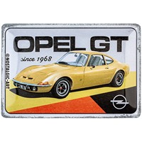 Nostalgic-Art-Retro-Blechschild-20x30cm-Motiv-Opel---GT-since-1968-1-Stück