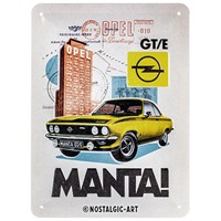 Nostalgic-Art-Retro-Blechschild-15x20cm-Motiv-Opel---Manta-GT/E-1-Stück