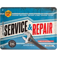 Nostalgic-Art-Retro-Blechschild-15x20cm-Motiv-Service-Repair-1-Stück