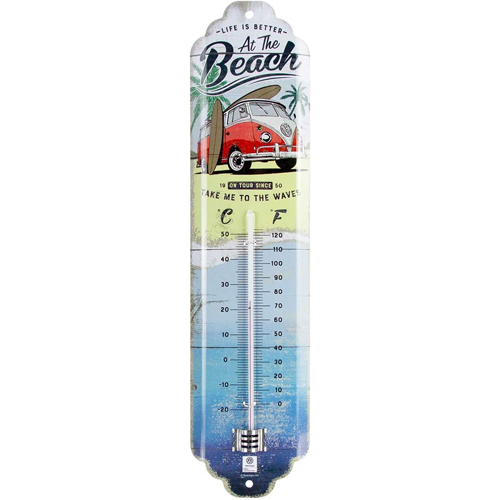 Nostalgic-Art-Retro-Thermometer-Motiv-VW-Bulli---Beach-1-Stück