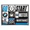 Nostalgic-Art-Magnet-Set-Motiv-BMW---Motor-1-Stück-9-teilig