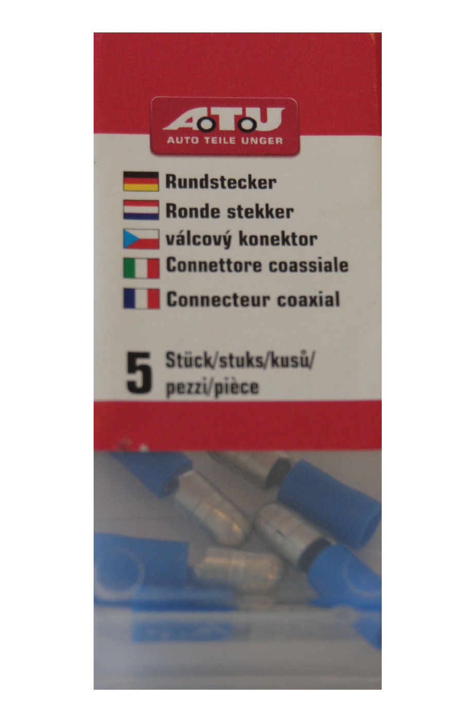 Kabel-Rundstecker-5-mm-blau-Inhalt:-5-Stück