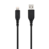 Lightning-Kabel-für-iPhone-iPad-und-iPod-von-t'nb-3-m-schwarz-grau-ultra-resistent-1-Stück.