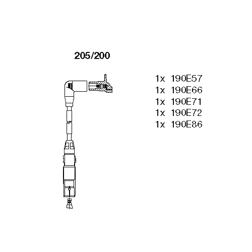 Bremi-Zündkabelsatz-VW-205/200