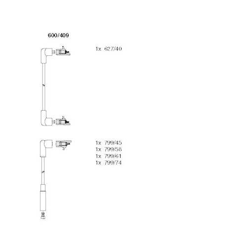 Bremi-Zündkabelsatz-Seat-600/409